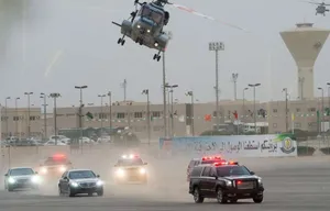Saudi Crown Prince Attends Special Forces Military Display