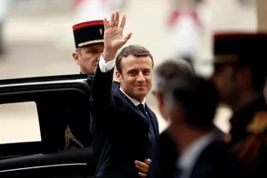 Macron in Morocco on His First Official Visit Outside Europe